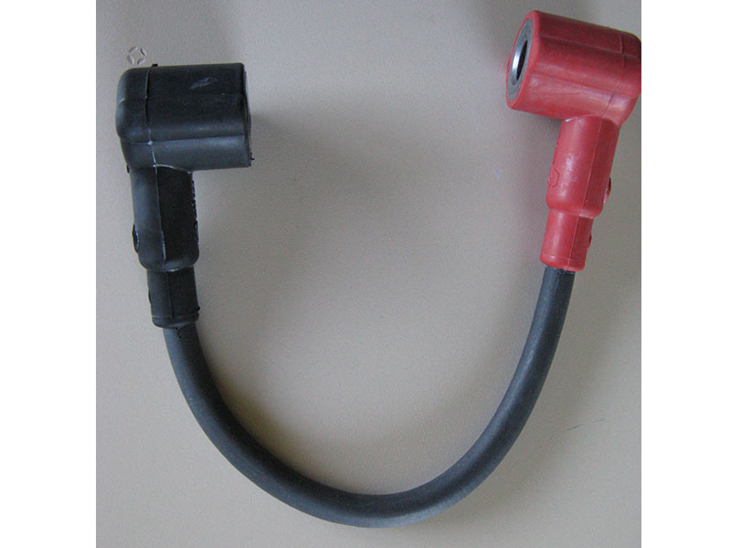 Digatron battery connector cable for monobloc container formation